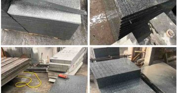 清远 芝麻黑地铺石材