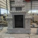 清远 芝麻灰高档墓碑、土墓，一套也支持定做