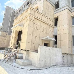 清远 黄金麻干挂，工地实拍