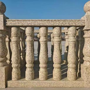 清远 黄金麻栏杆（扶手，花瓶柱，将军柱）