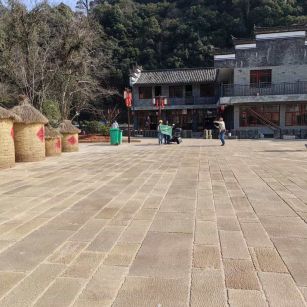 清远仿古石铺装效果