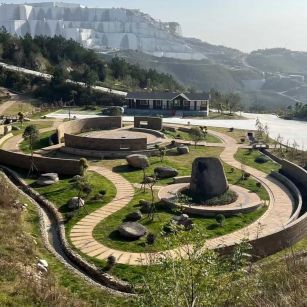 清远仿古石铺装整体效果