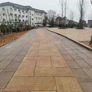 清远仿古石铺装效果