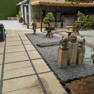 清远仿古石铺装效果