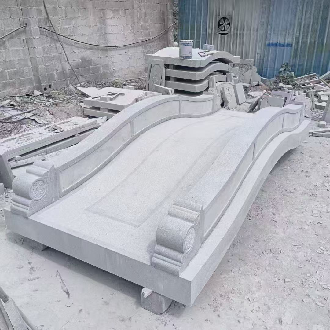 清远 芝麻灰花岗岩园林景观 小石桥