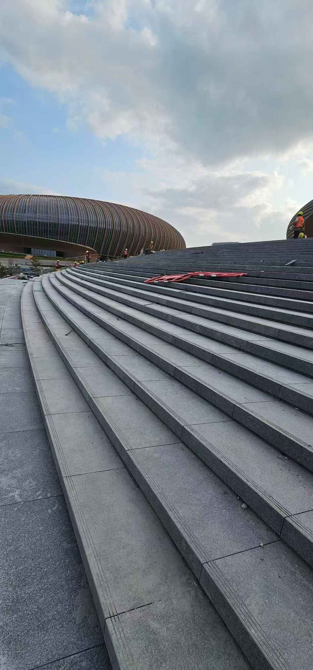 清远 弧形整石台阶铺装效果图