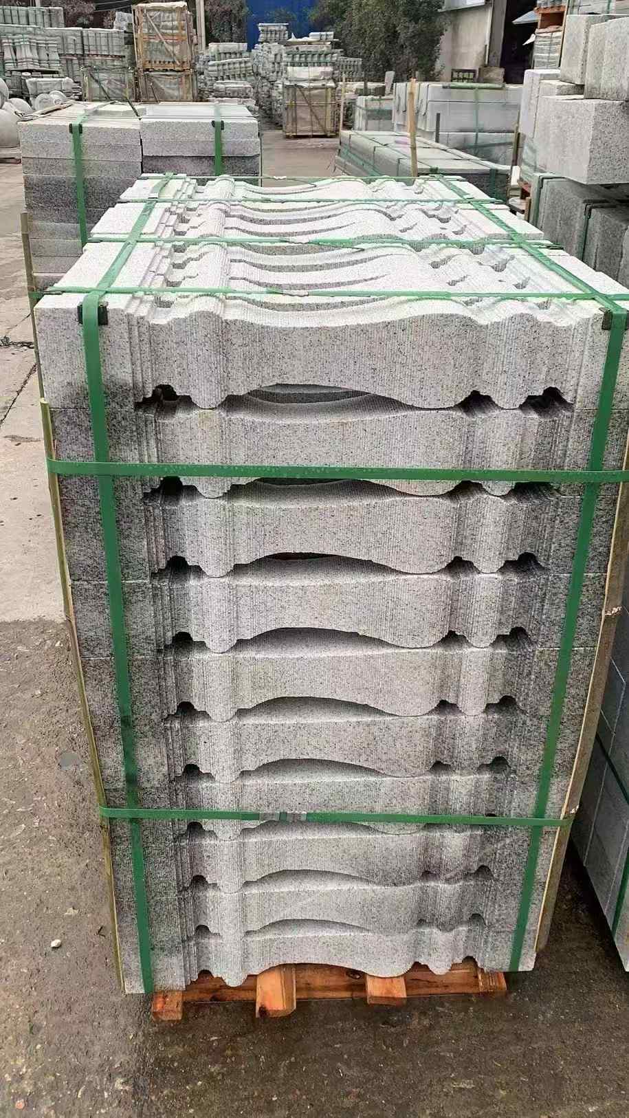 清远 芝麻白方形拉丝面，栏杆花瓶柱
