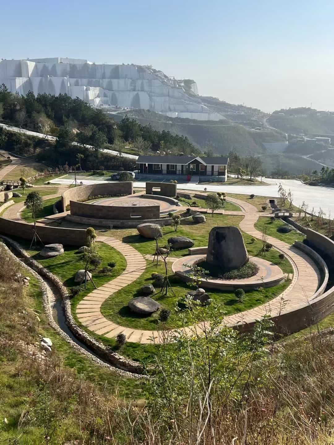 清远仿古石铺装整体效果