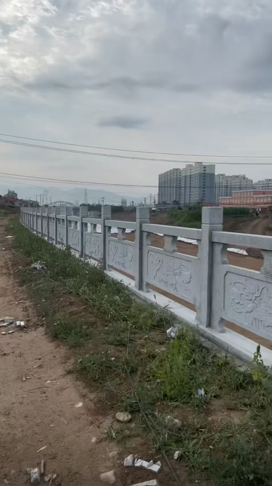 清远 石材河道栏杆