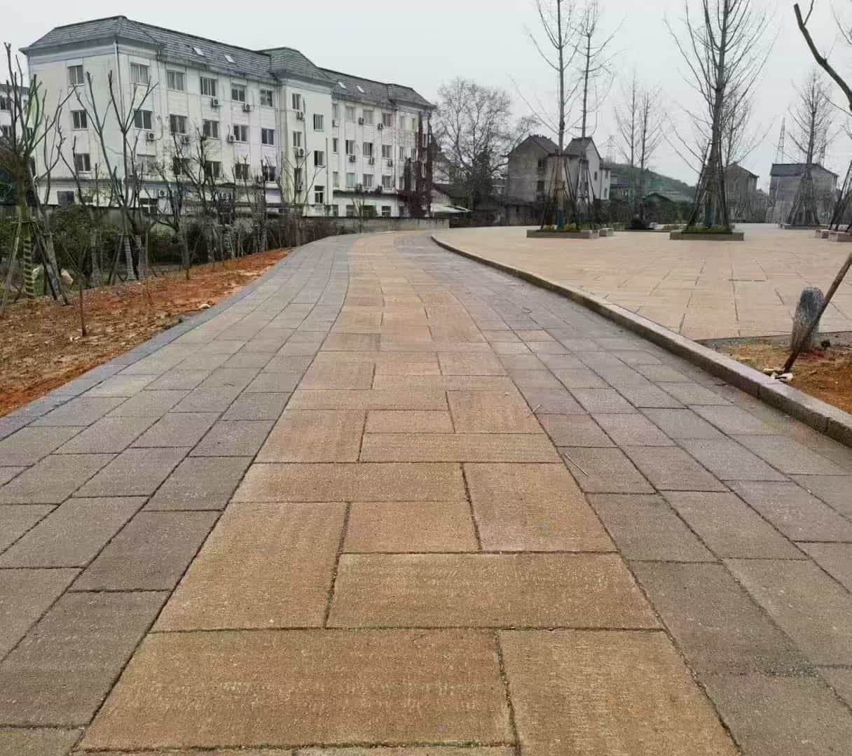 清远仿古石铺装效果