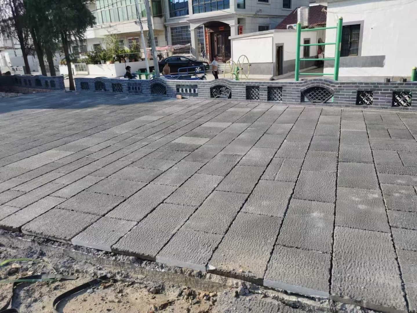 清远仿古石铺装效果