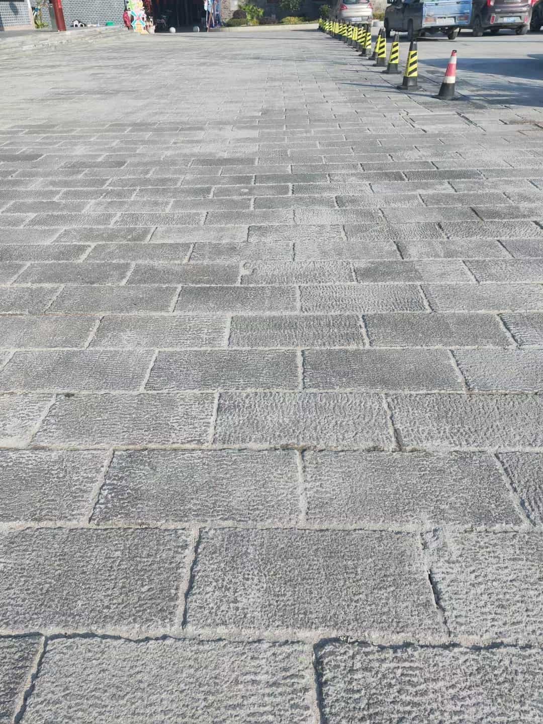 清远仿古石铺装效果