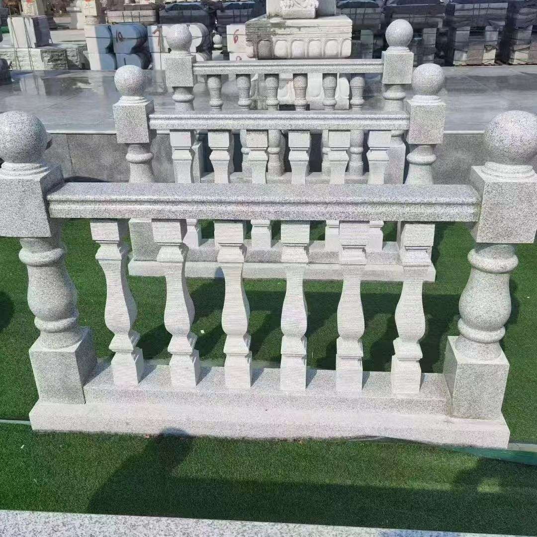 清远 别墅石材栏杆特写