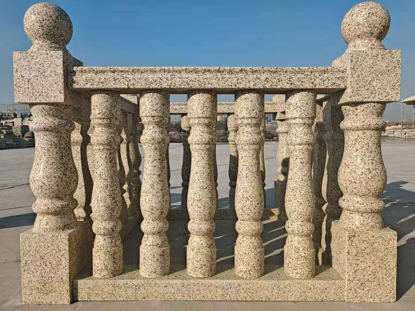 清远 黄金麻栏杆（扶手，花瓶柱，将军柱）