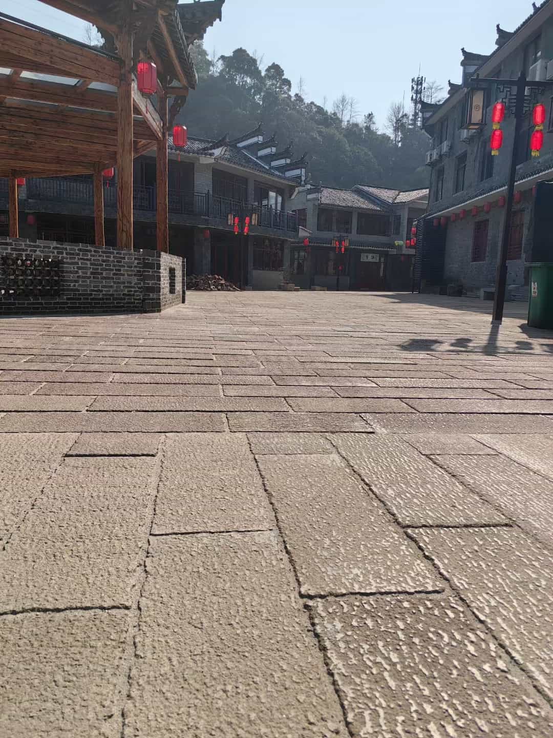 清远仿古石铺装效果