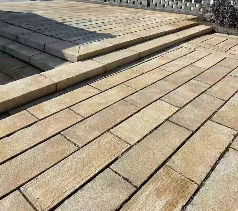 清远仿古石铺装效果