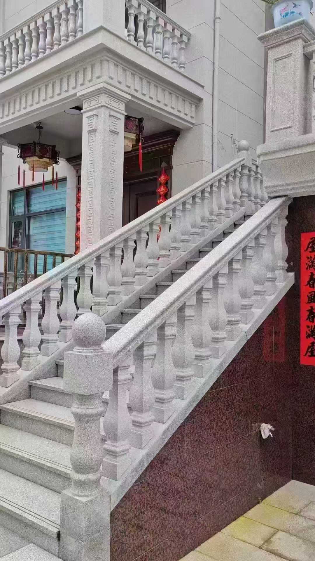 清远 天然石材 阳台庭院护栏、栏杆
